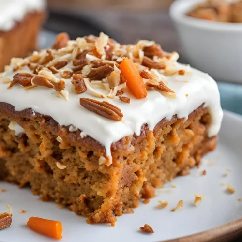 Carrot Cake Recipe With Coconut