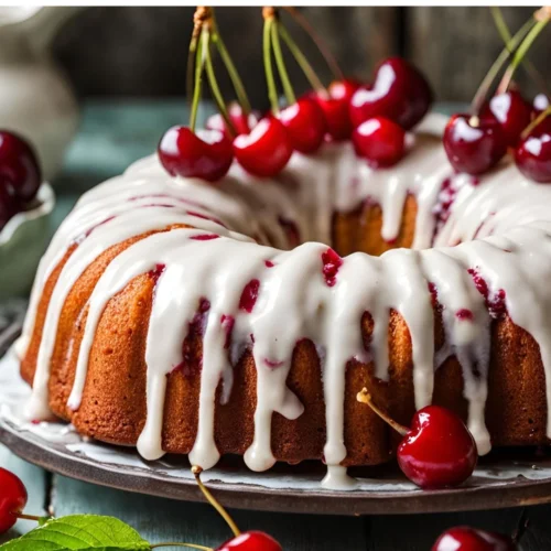 Cherry Vanilla Bundt Cake