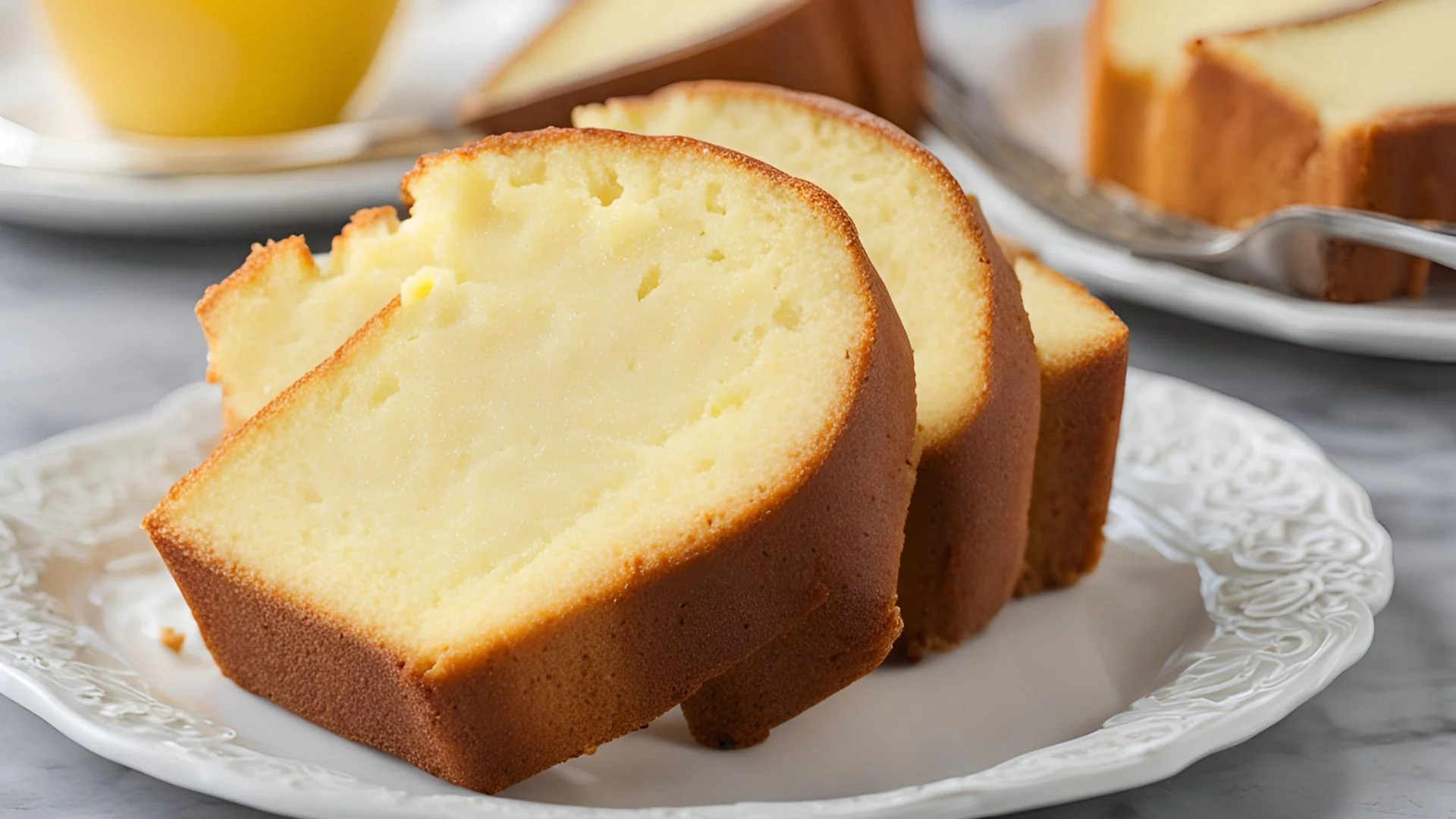 French Vanilla Pound Cake