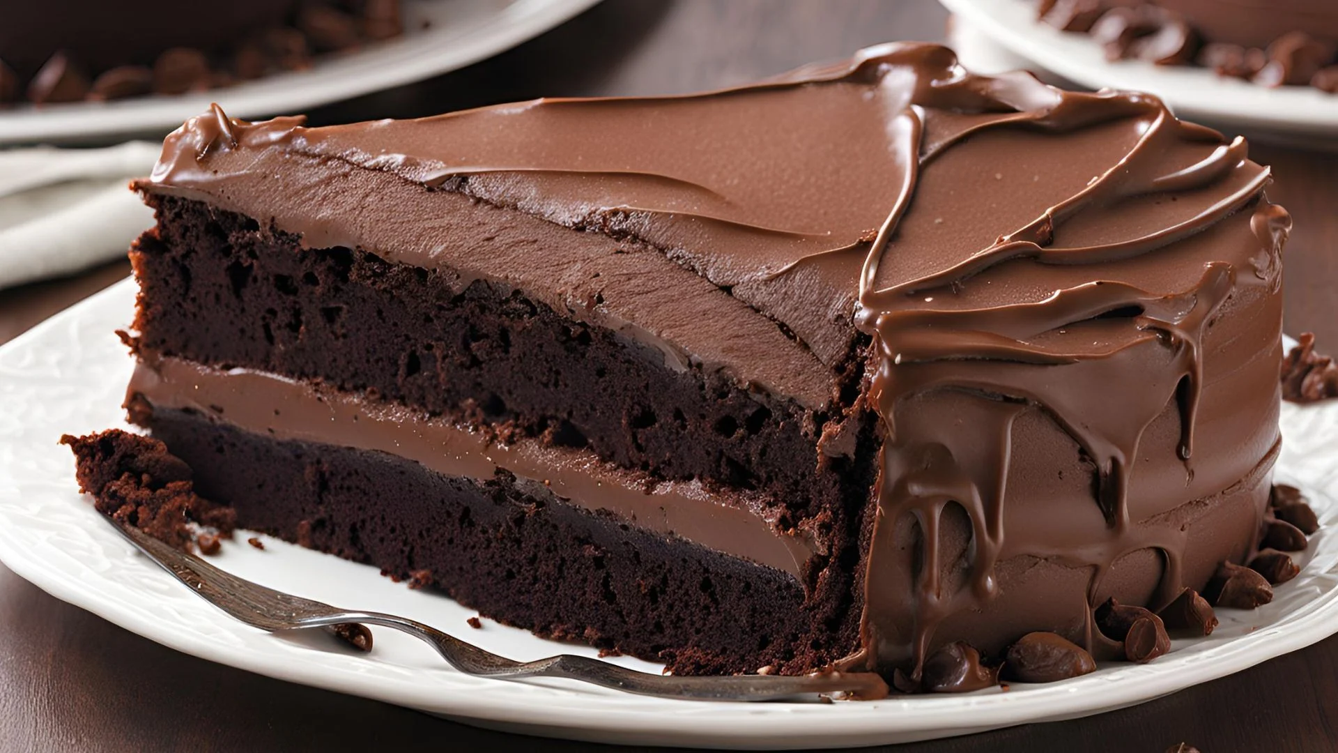 Mile High Chocolate Cake Recipe