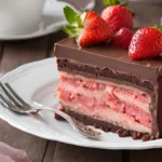 Strawberry Chocolate Mousse Cake