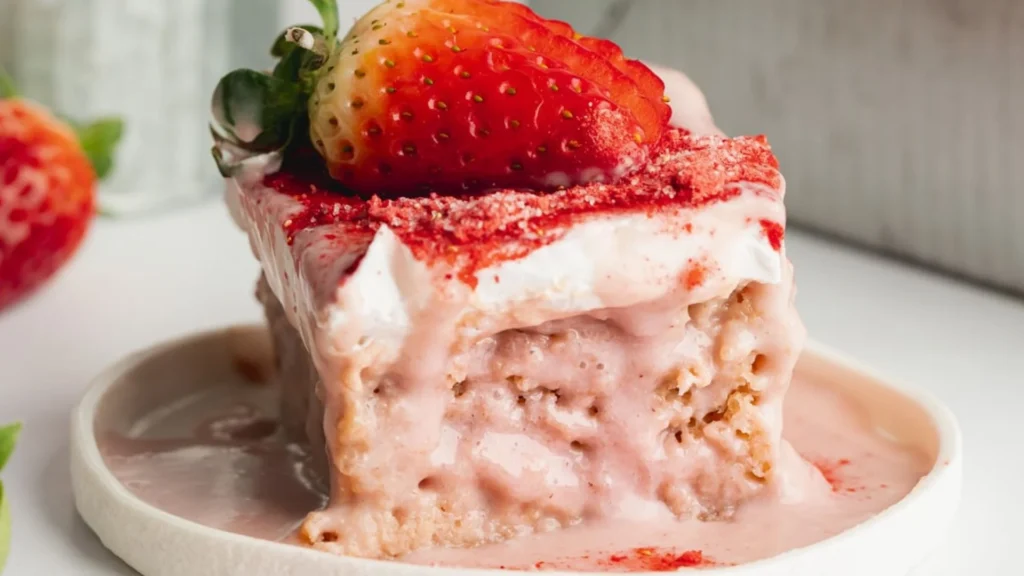 Strawberry Tres Leches Cake Recipe