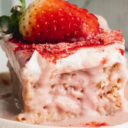 Strawberry Tres Leches Cake Recipe