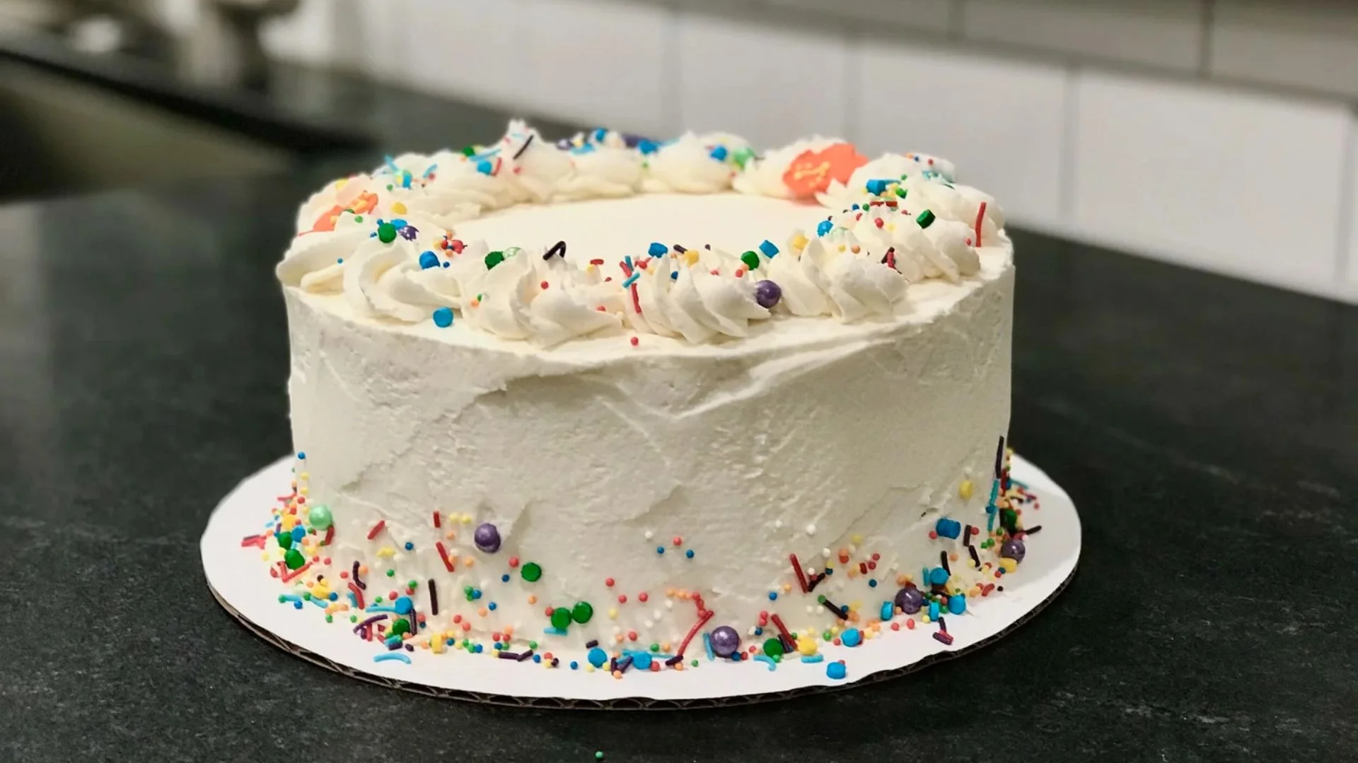 Vanilla Smash Cake Recipe