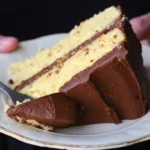 Vanilla Cake with Chocolate Frosting Recipe