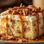 Butter Pecan Poke Cake