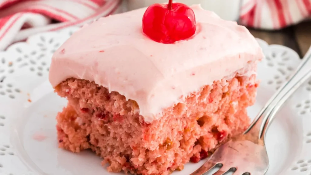Cherry Vanilla Cake Recipe