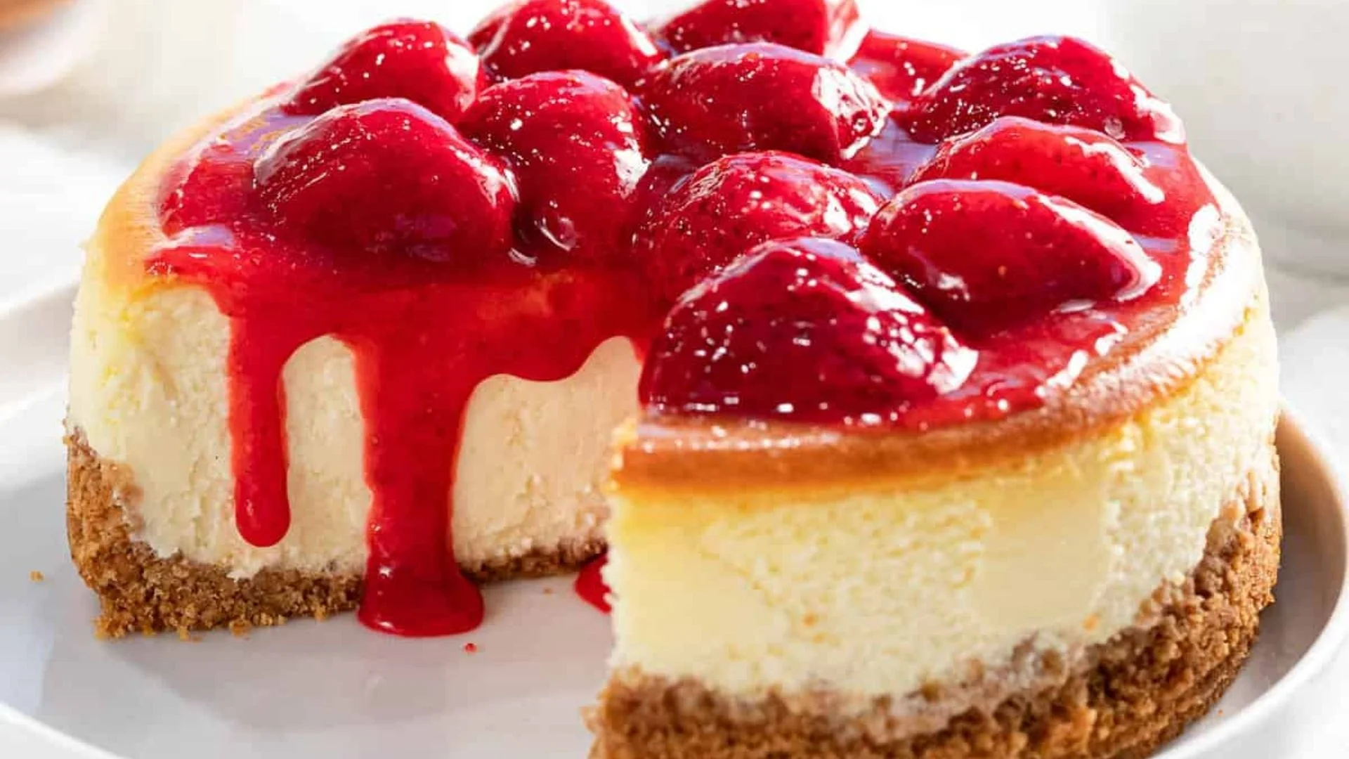 Strawberry Cheesecake Cake Recipe