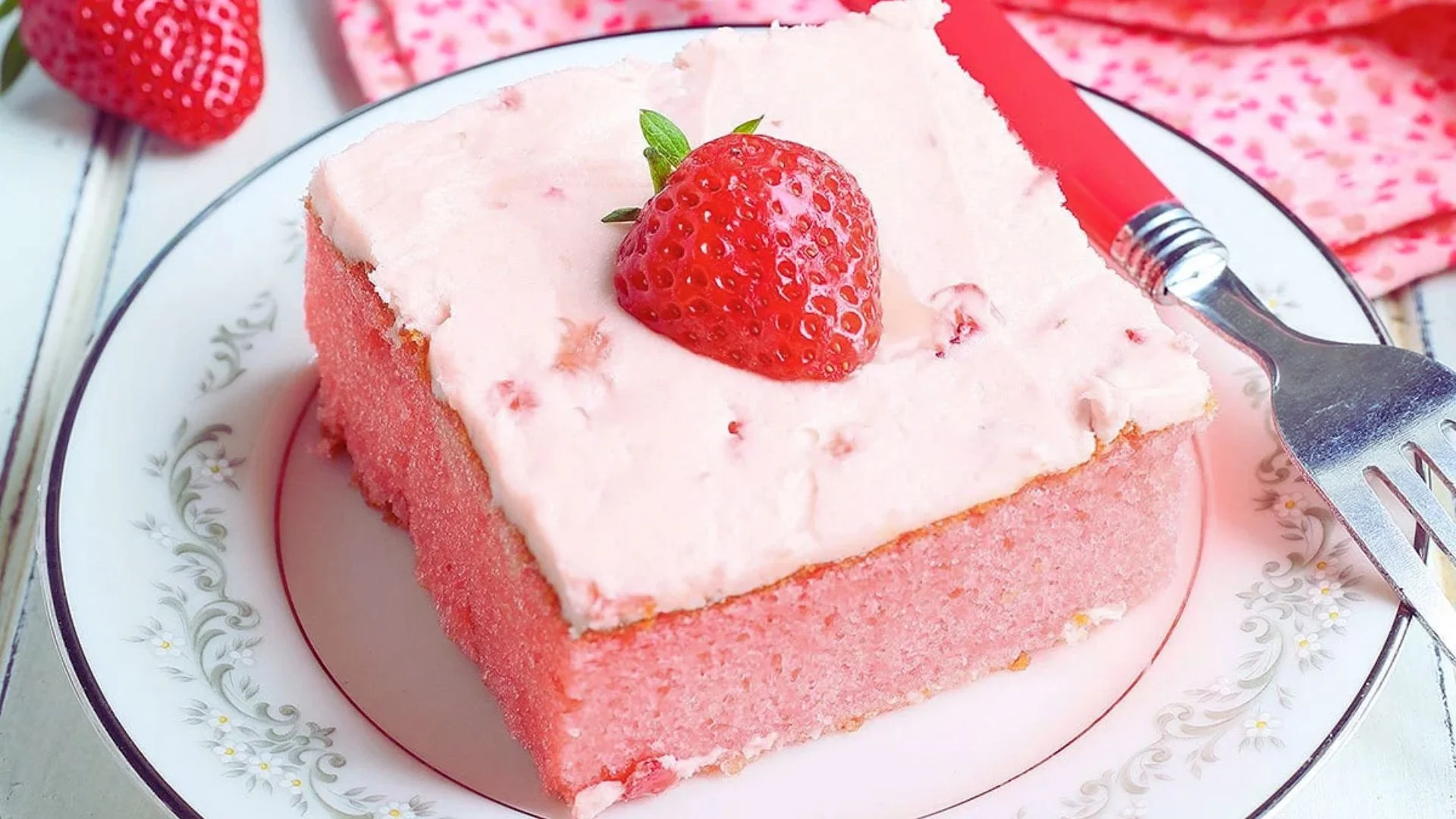 Strawberry Sheet Cake Recipe