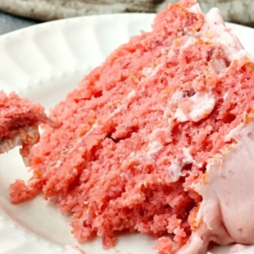 Strawberry Velvet Cake Recipe