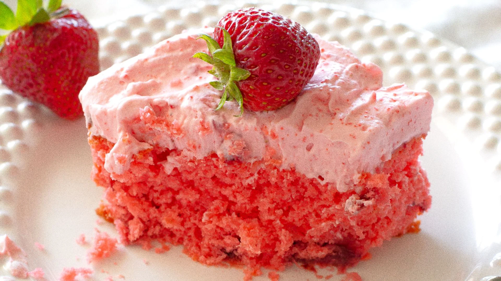 Strawberry Cake with Jello Recipe