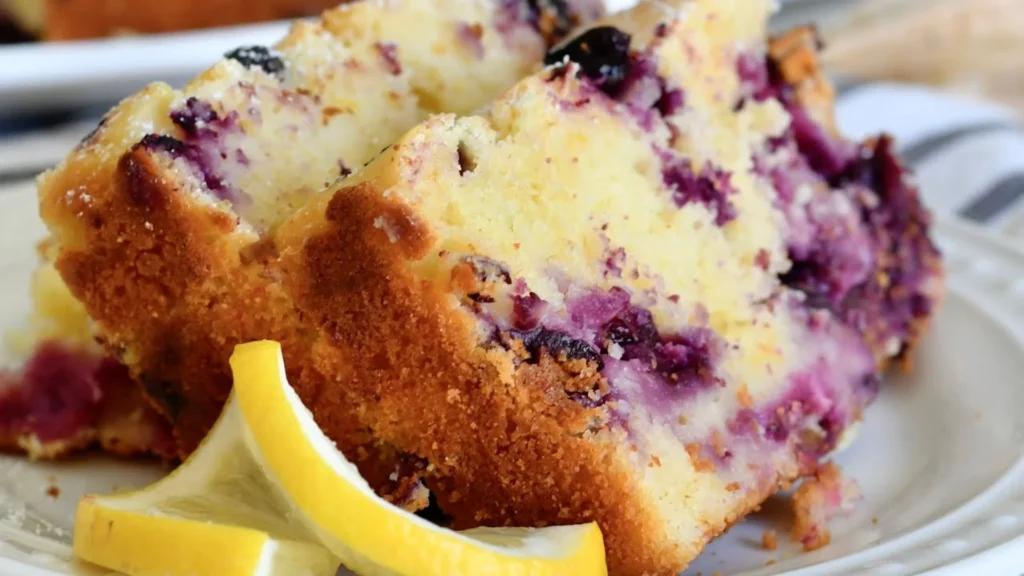 Blueberry Lemon Butter Cake Recipe