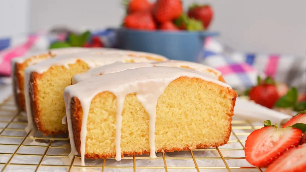 Vanilla Glazed Pound Cake