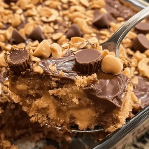 Peanut Butter Cup Dump Cake Recipe