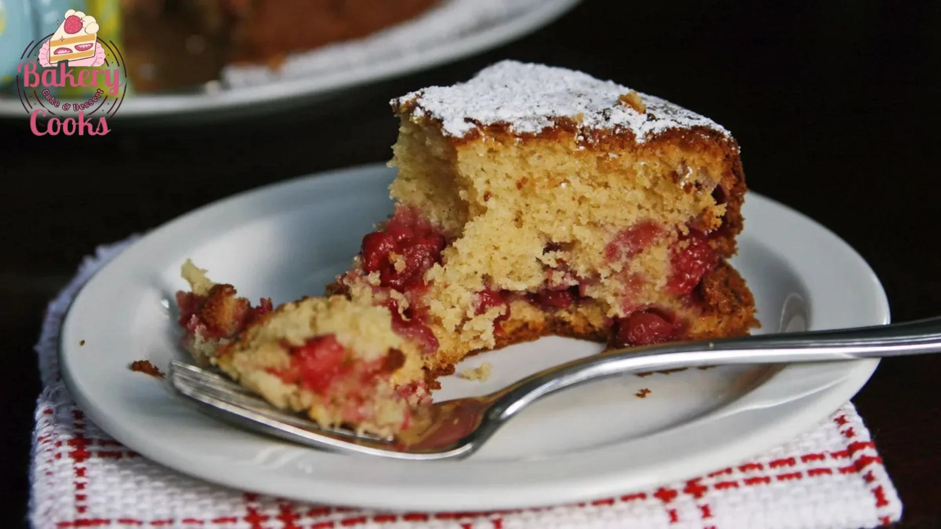 Raspberry Butter Cake