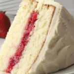 Strawberry Filled Cake Recipe