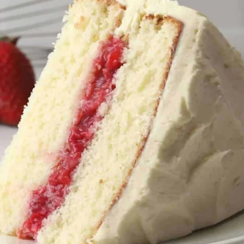Strawberry Filled Cake Recipe