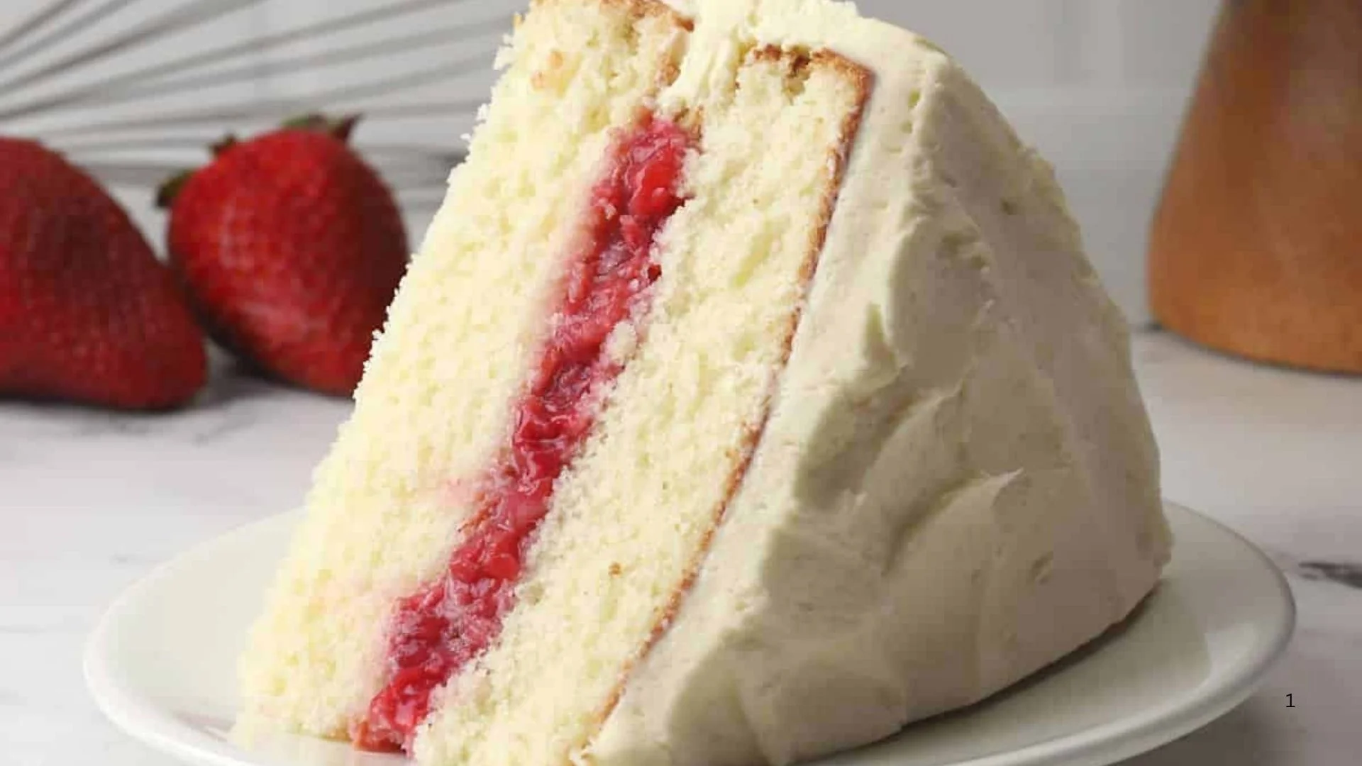 Strawberry Filled Cake Recipe