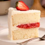 Strawberry Filling Vanilla Cake