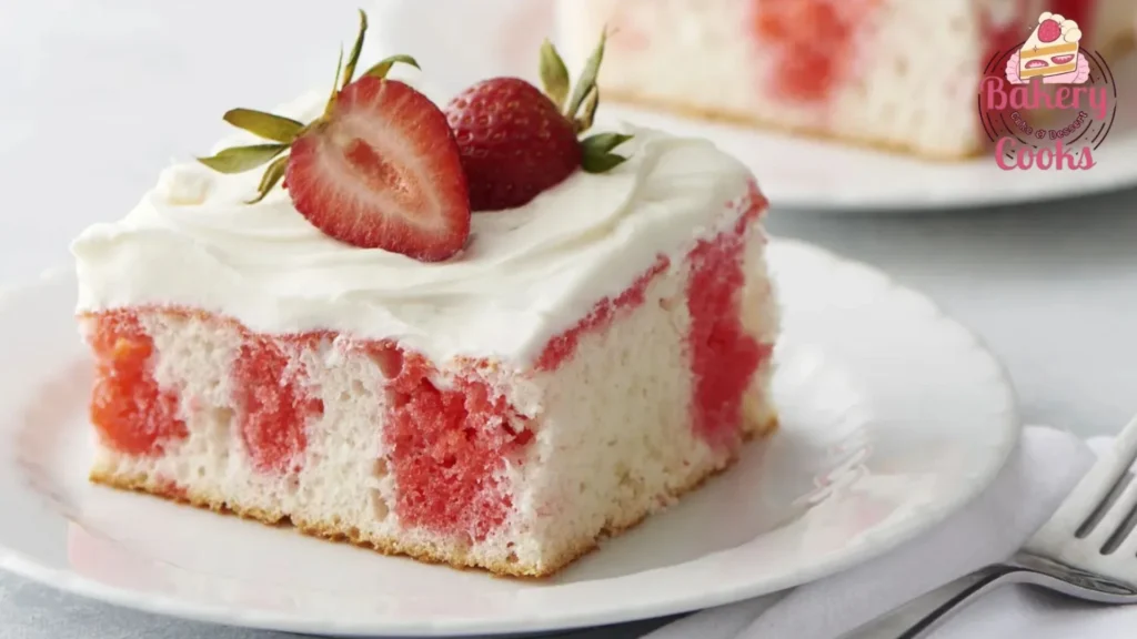 Vanilla Strawberry Marble Cake