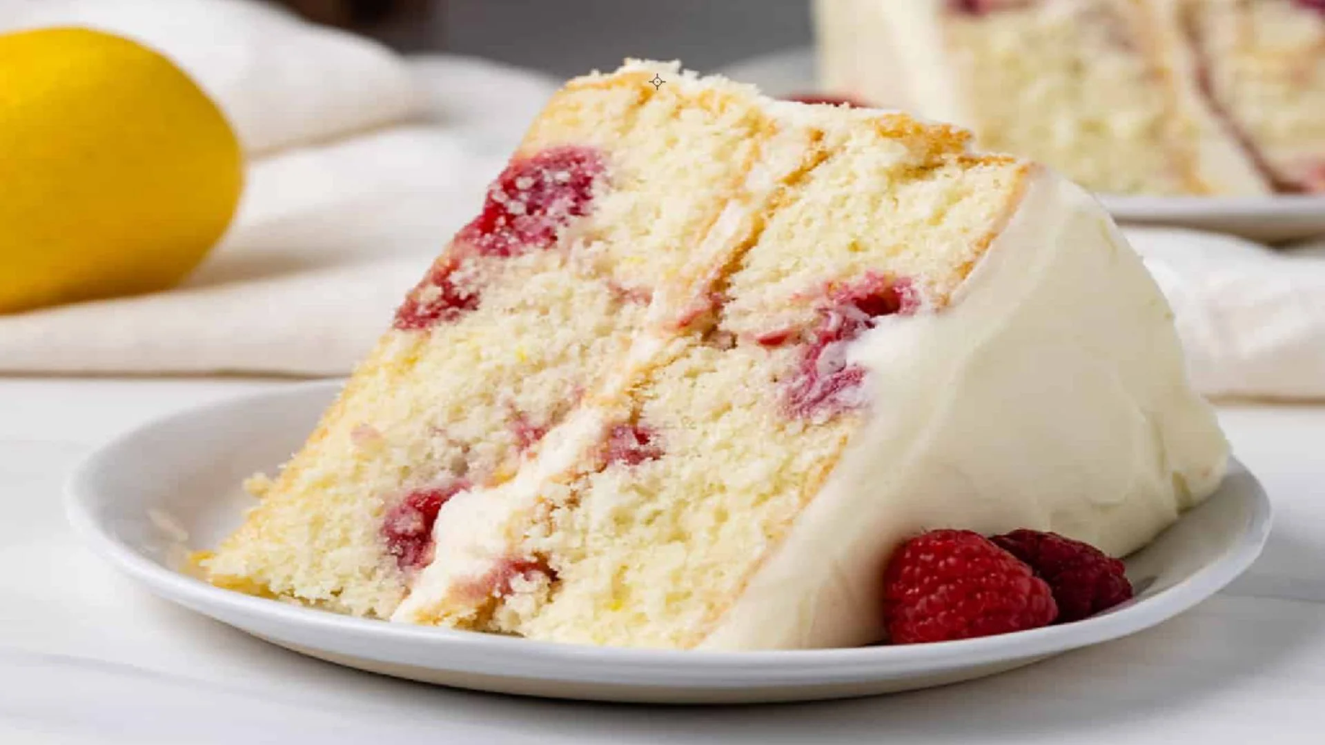 Lemon Raspberry Cake Recipe