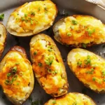 Twice Baked Loaded Breakfast Potatoes