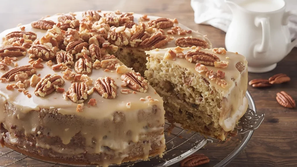 Old Fashioned Butter Pecan Cake Recipe
