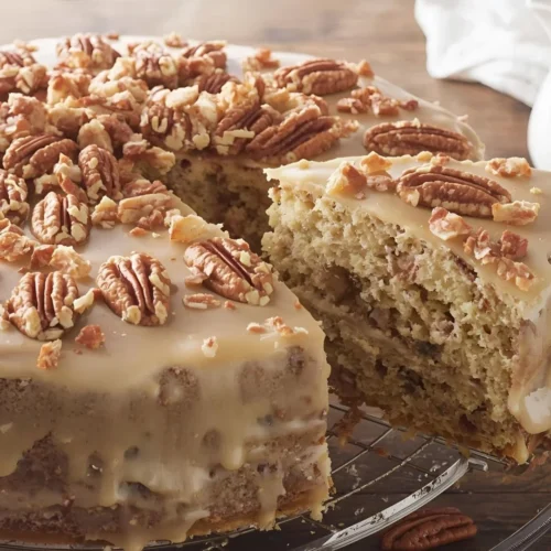 Old Fashioned Butter Pecan Cake Recipe