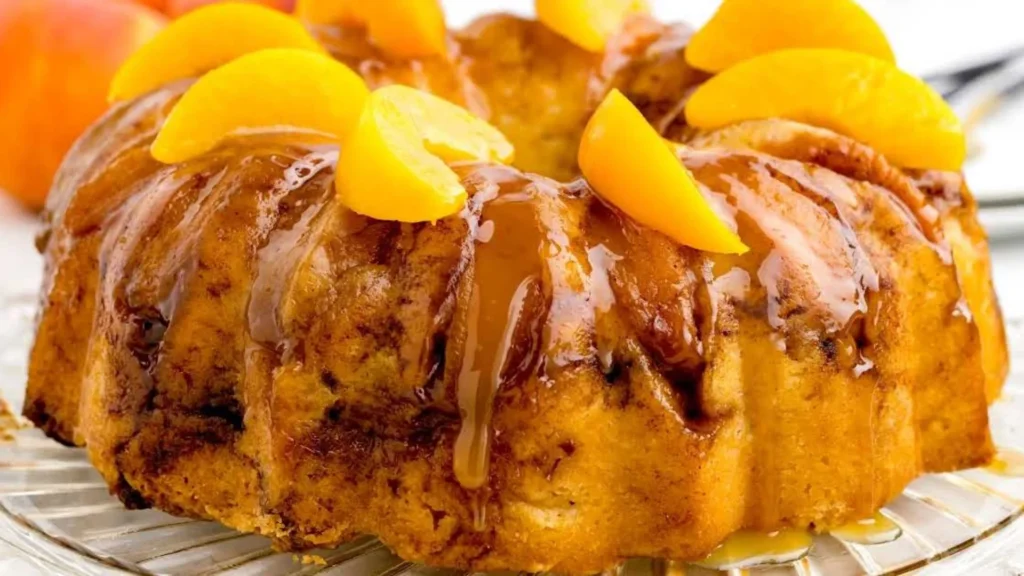 Peach Cobbler Pound Cake Recipe