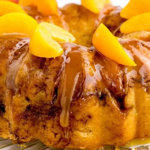 Peach Cobbler Pound Cake Recipe